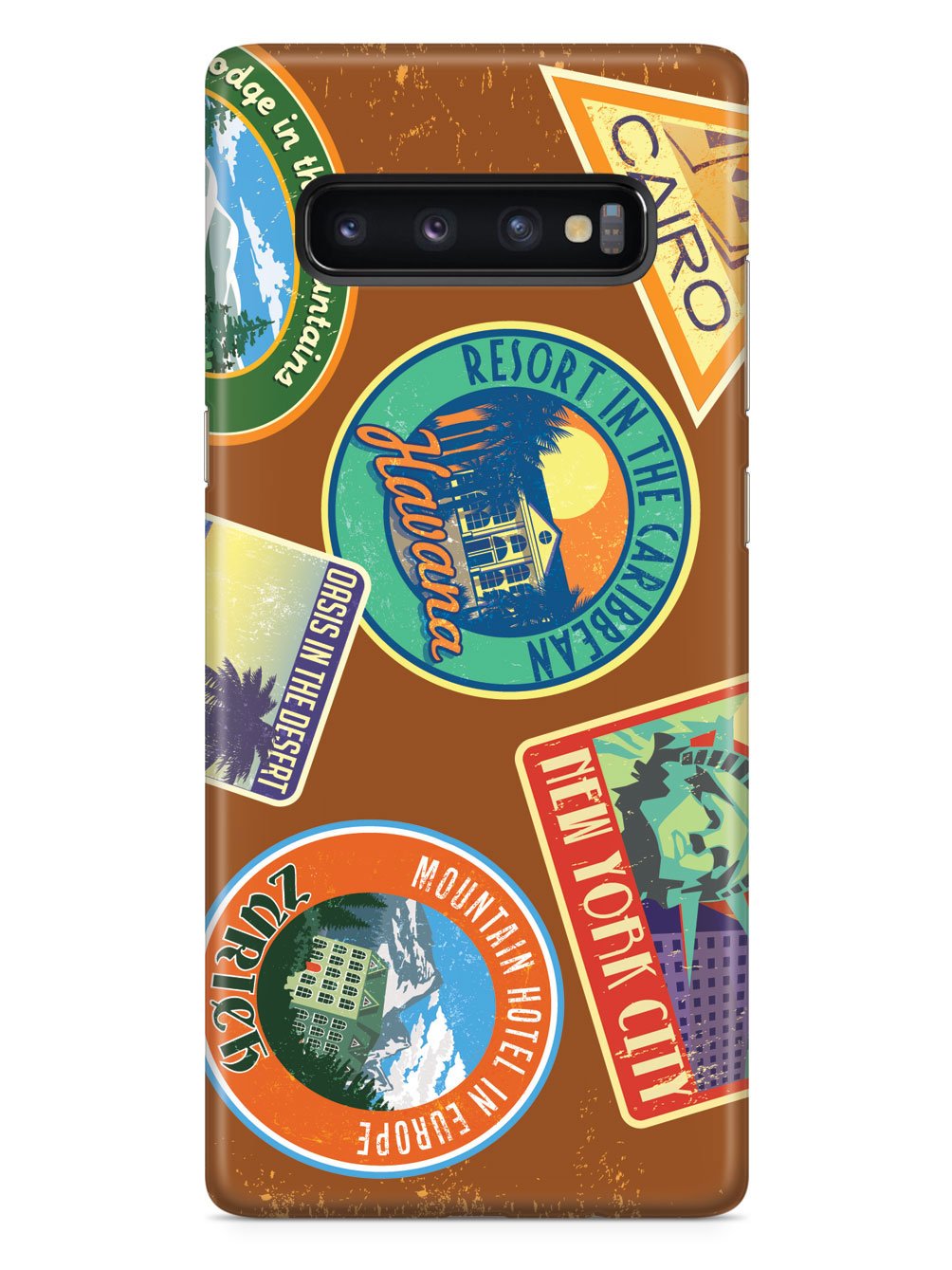 Luggage Stickers - Black Case