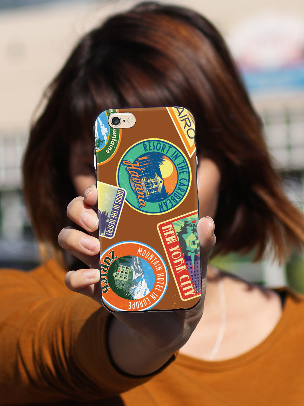 Luggage Stickers - Black Case