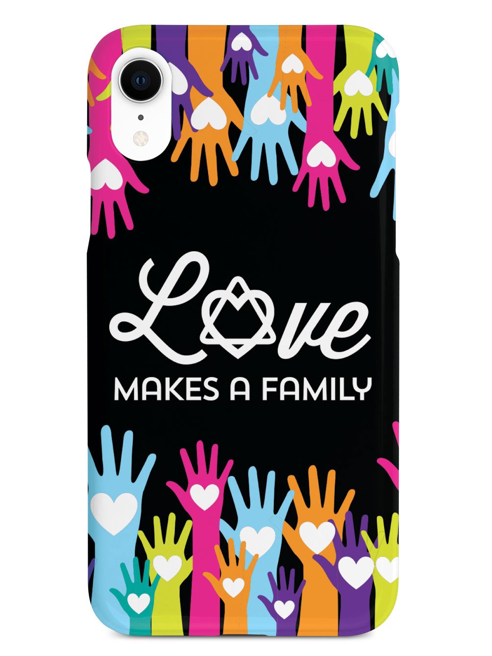 Love Makes A Family - Adoption - Black Case