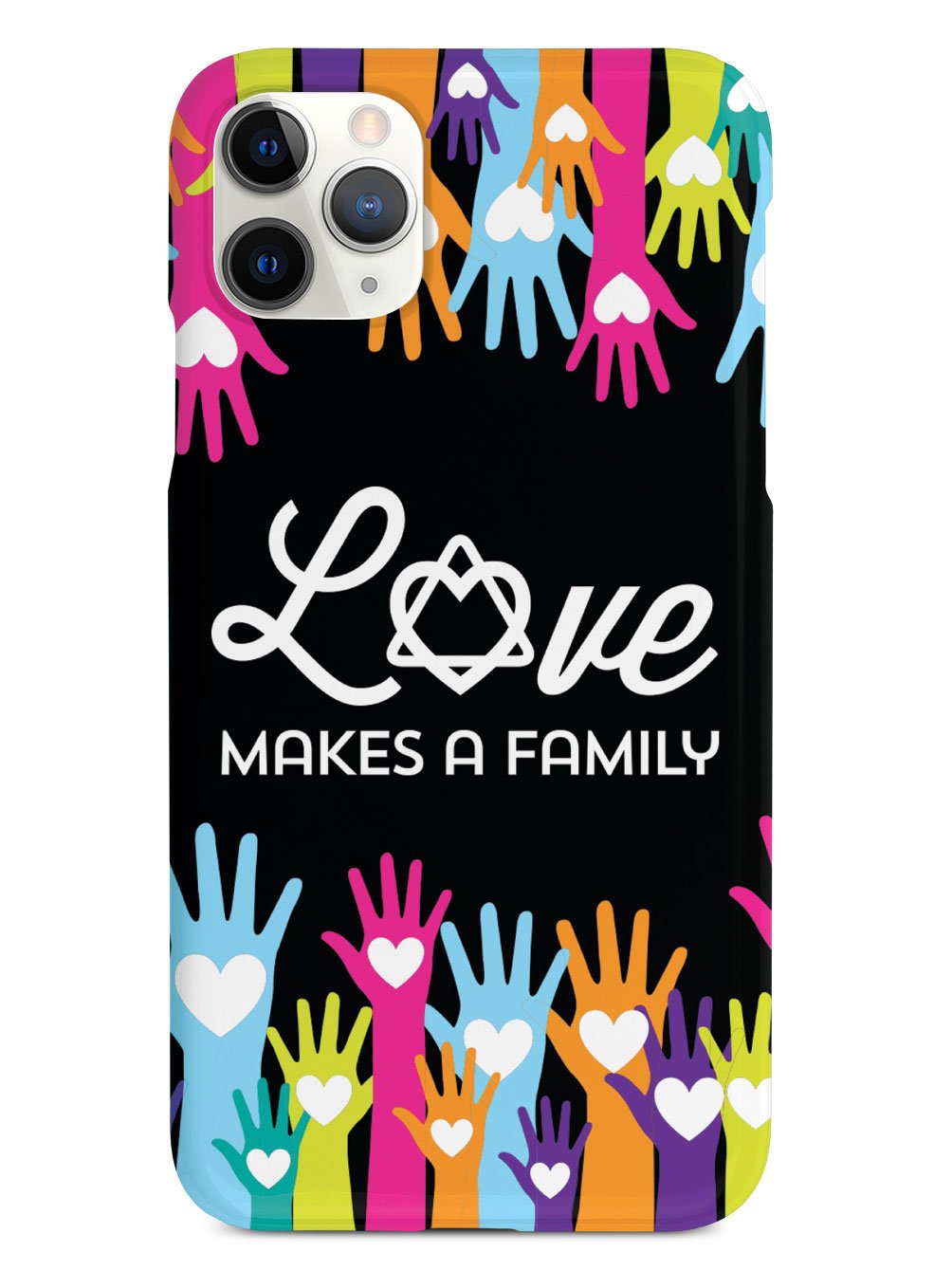 Love Makes A Family - Adoption - Black Case