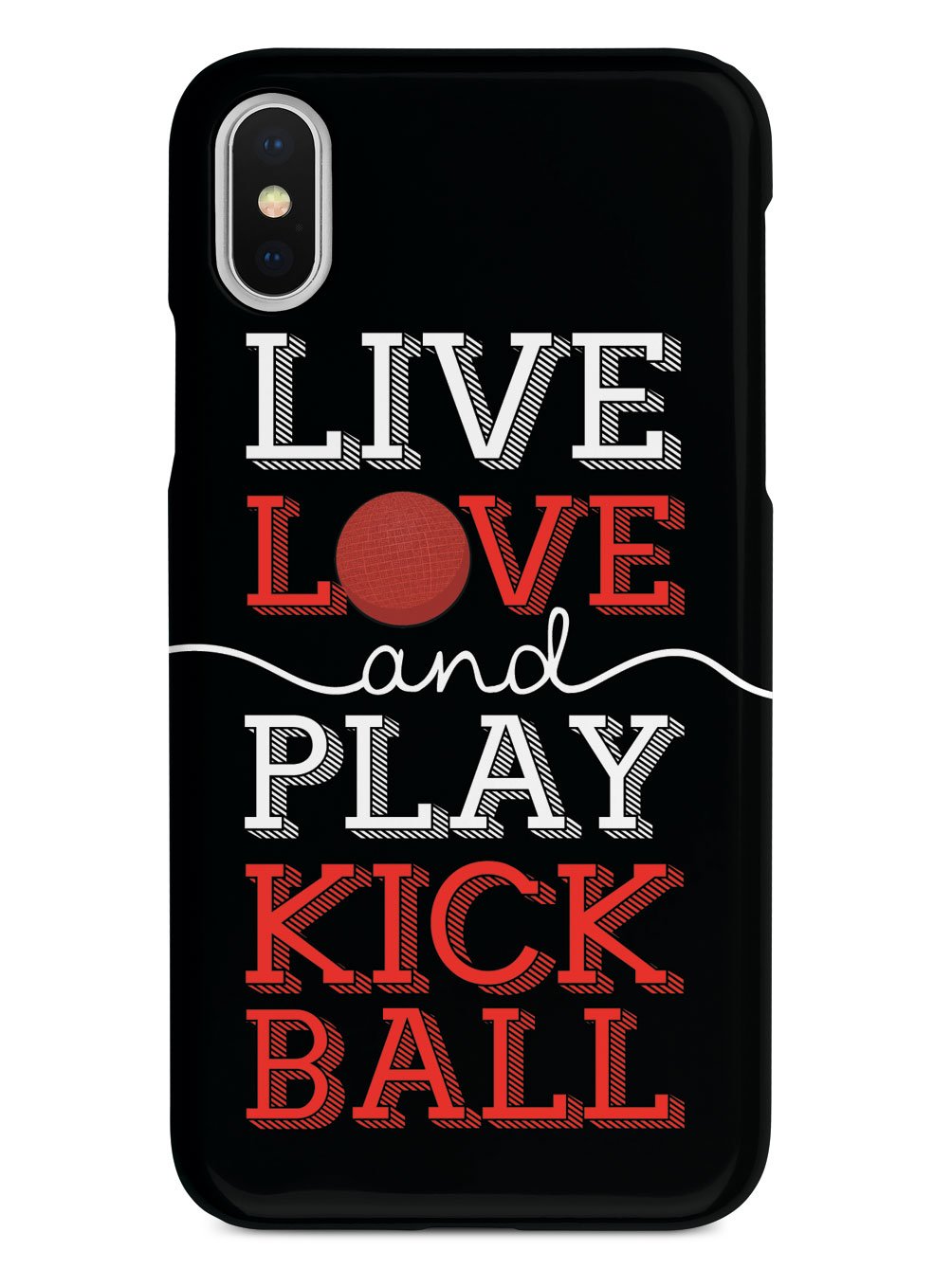 Live Love Play Kickball - Black Case