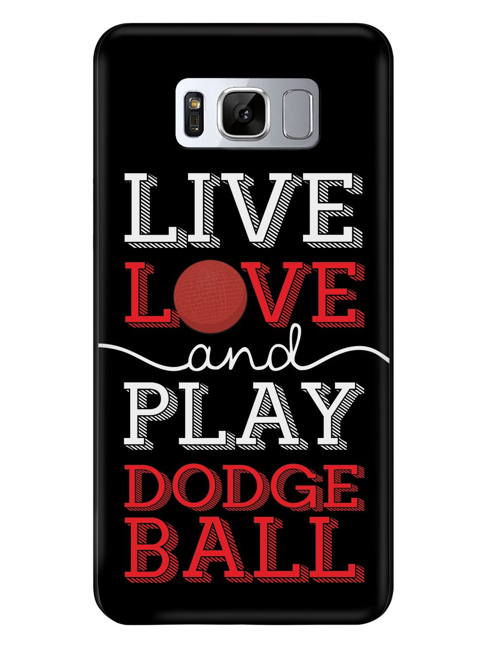 Live Love Play Dodgeball - Black Case