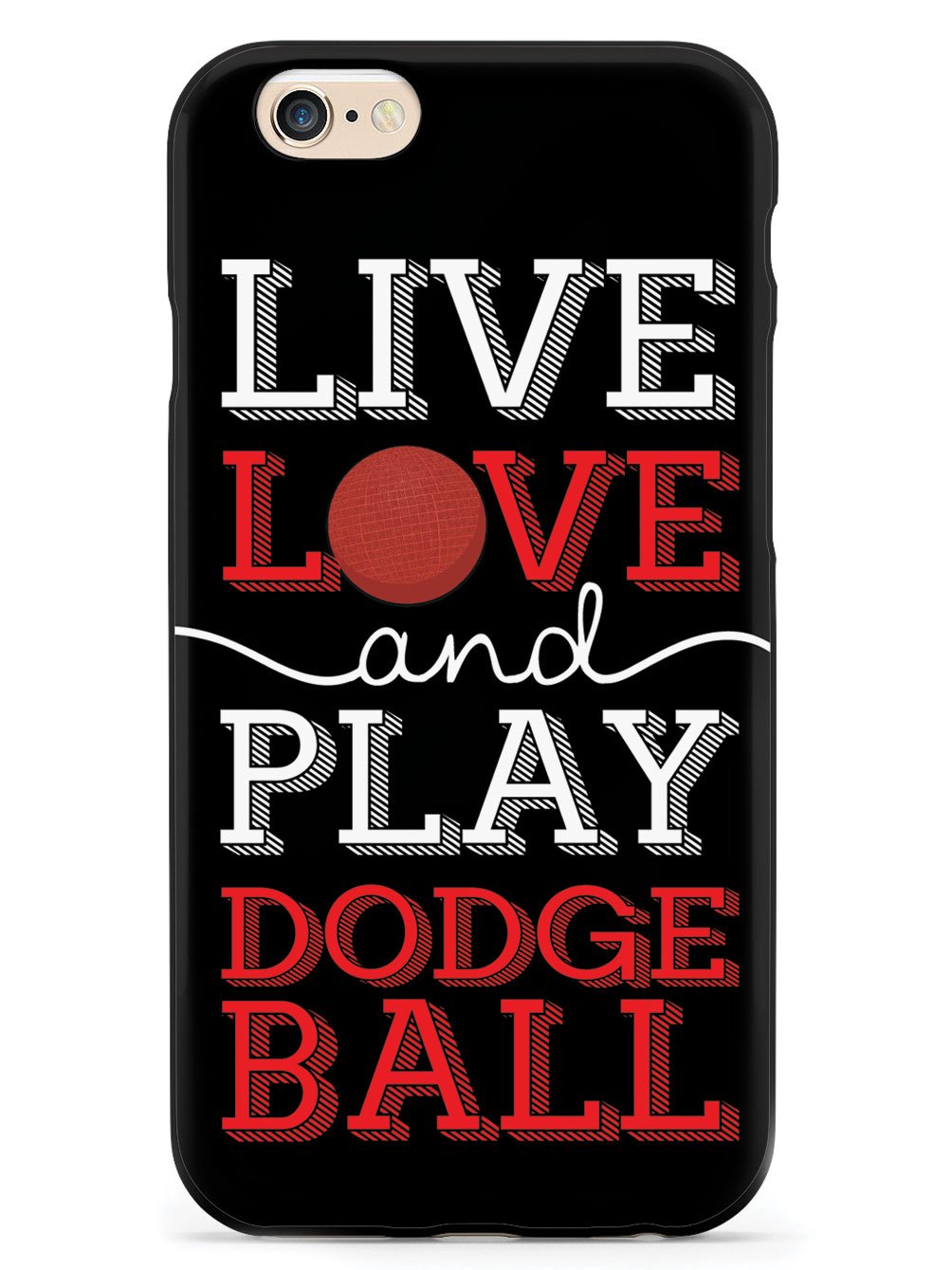 Live Love Play Dodgeball - Black Case