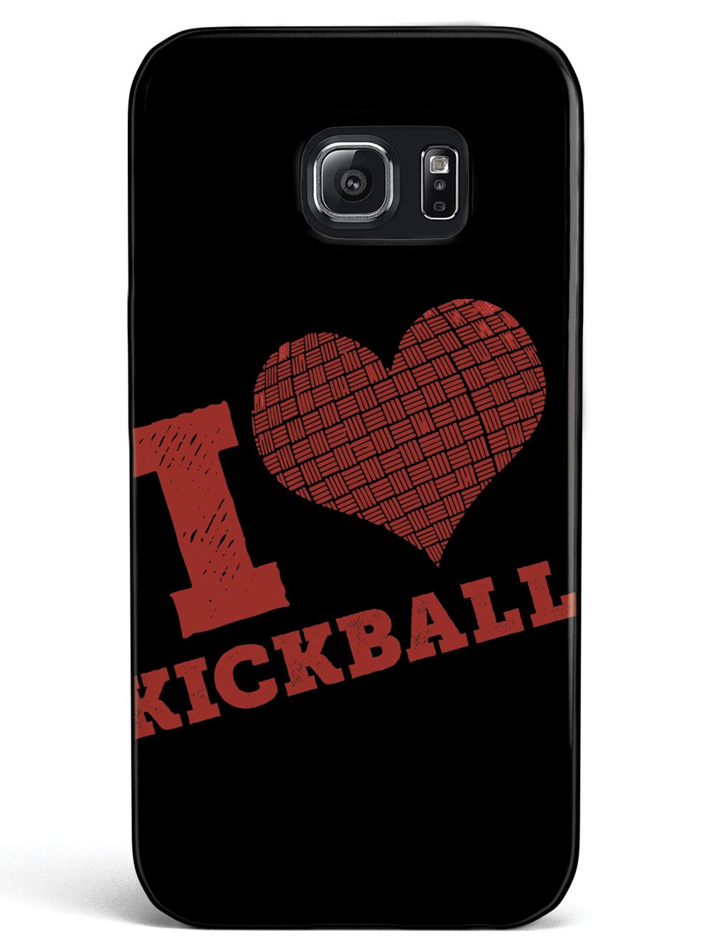 I Heart Kickball - Black Case