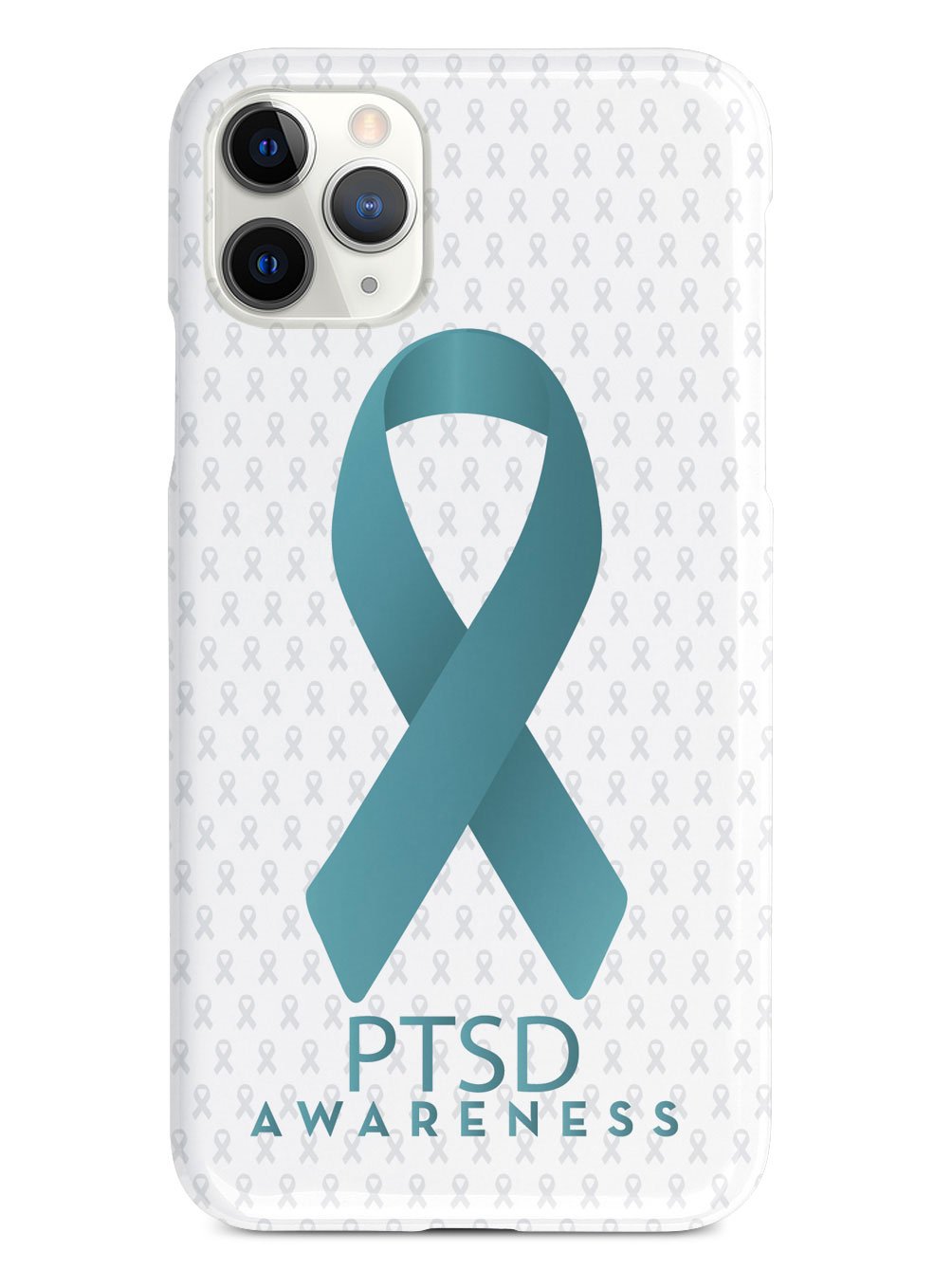 PTSD - Awareness Ribbon - White Case