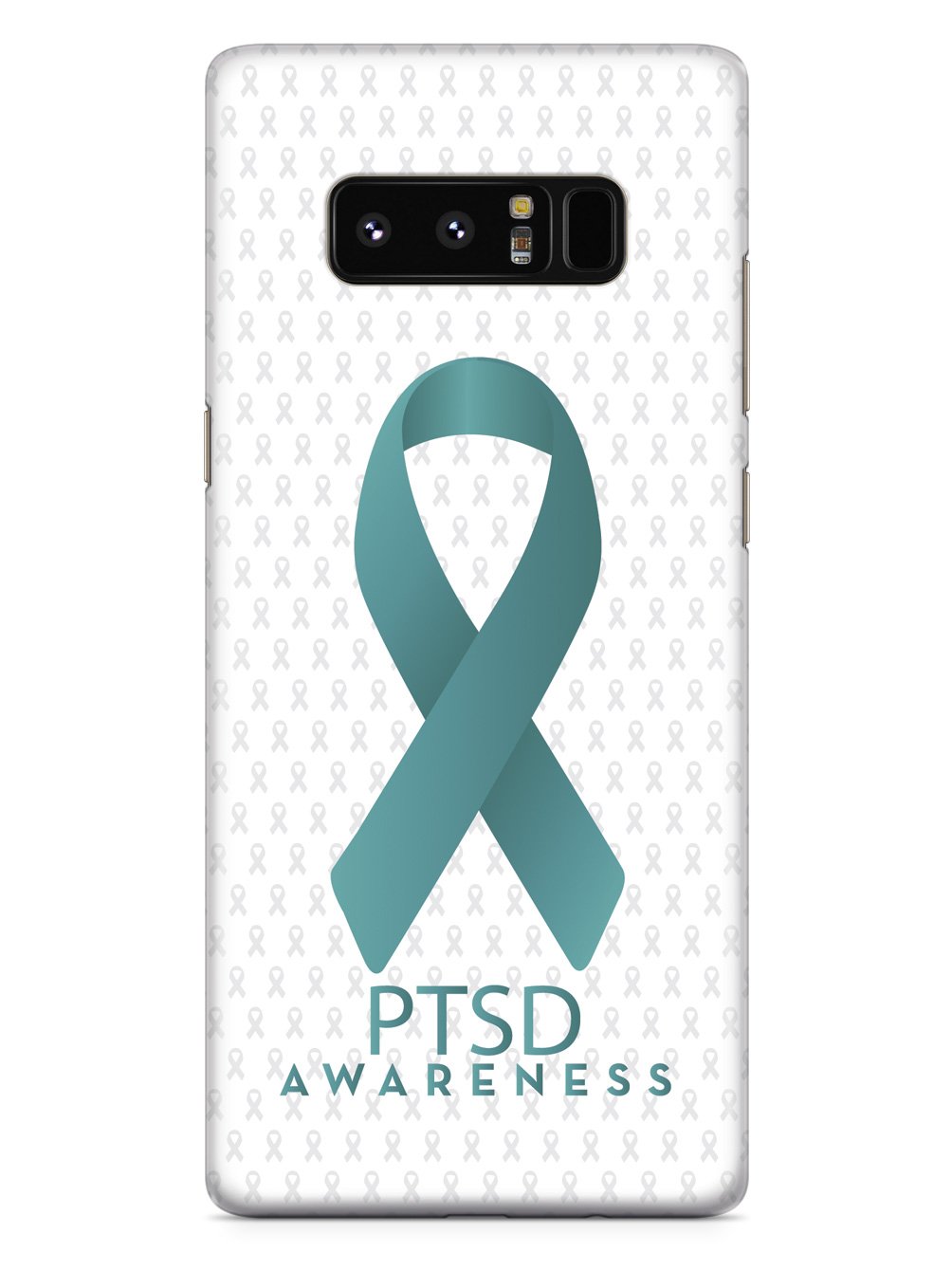 PTSD - Awareness Ribbon - White Case