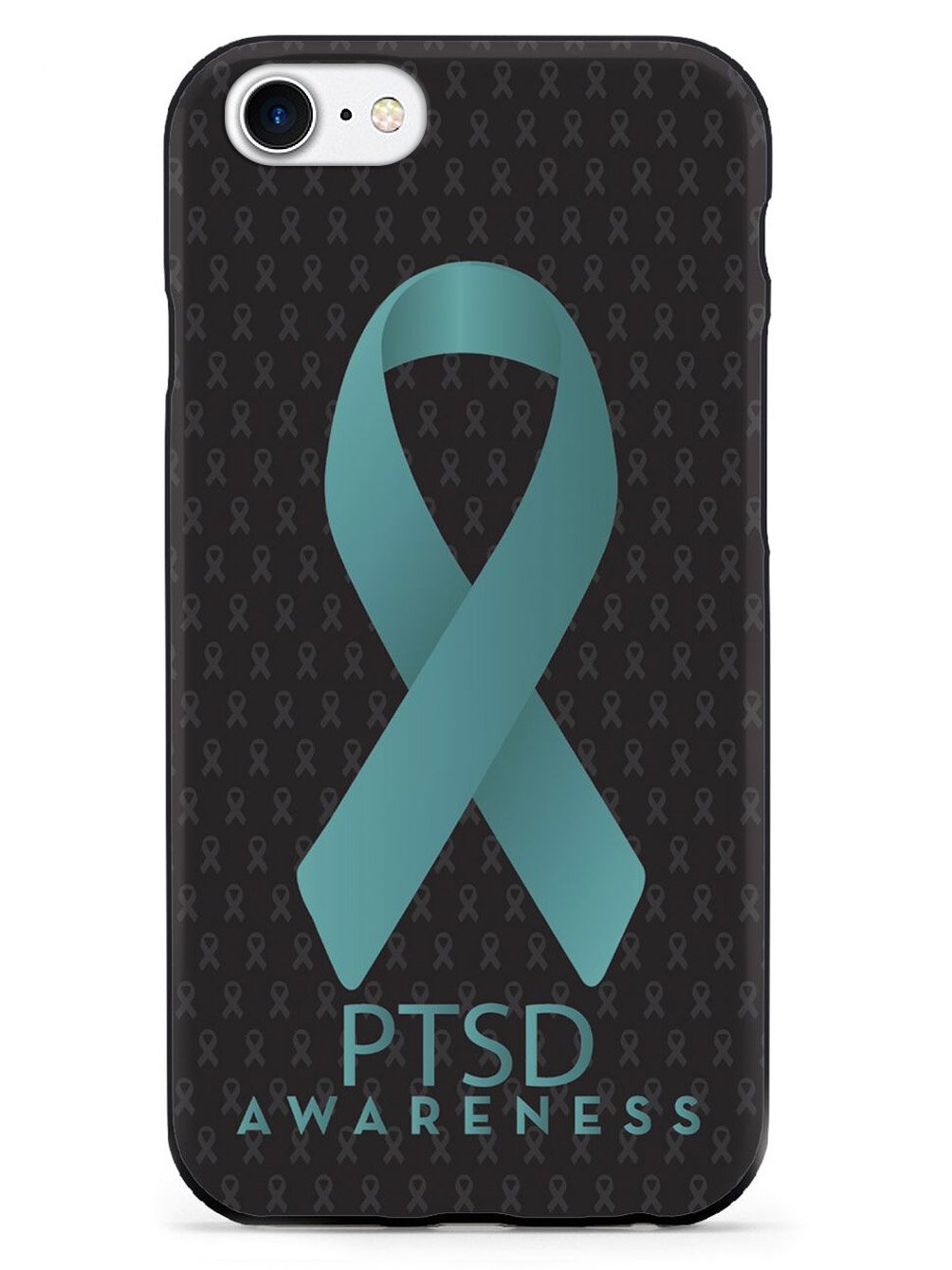 PTSD - Awareness Ribbon - Black Case