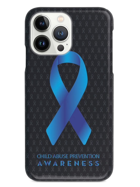 Child Abuse Prevention - Awareness Ribbon - Black Case