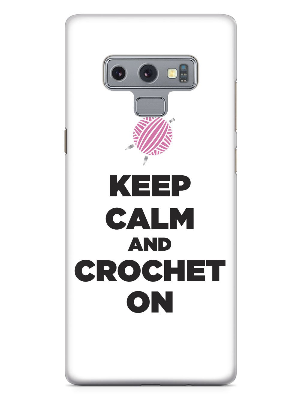 Keep Calm And Crochet On - White Case