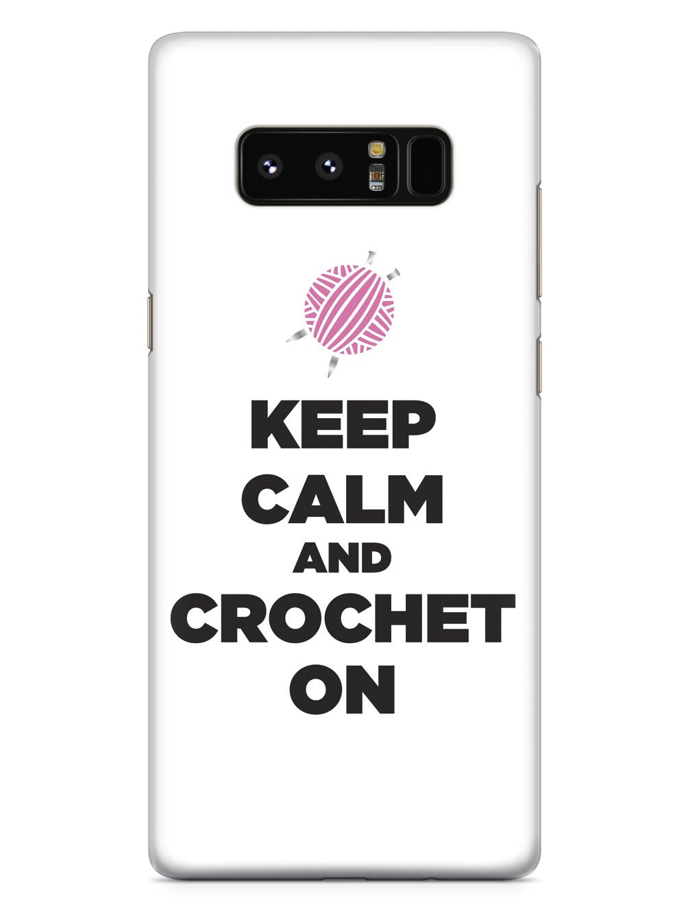 Keep Calm And Crochet On - White Case