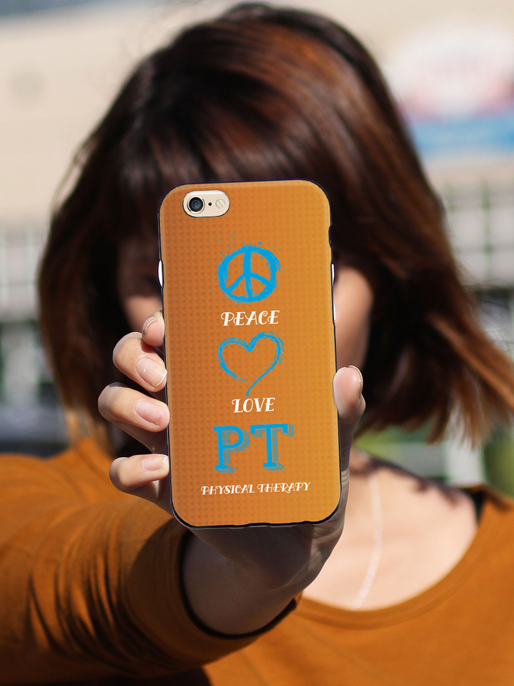 Peace, Love, Physical Therapy - Black Case