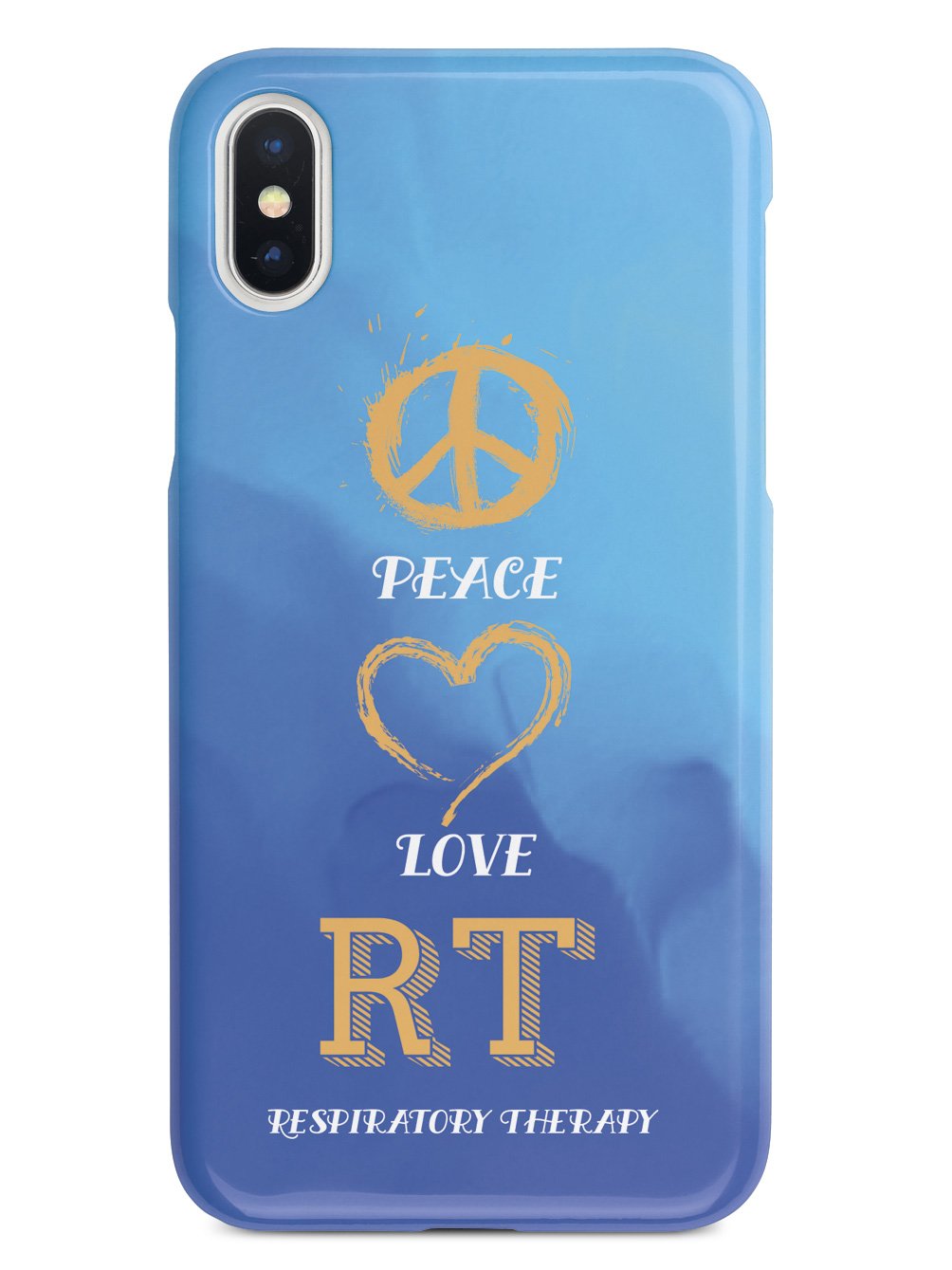 Peace, Love, Respiratory Therapy - Black Case