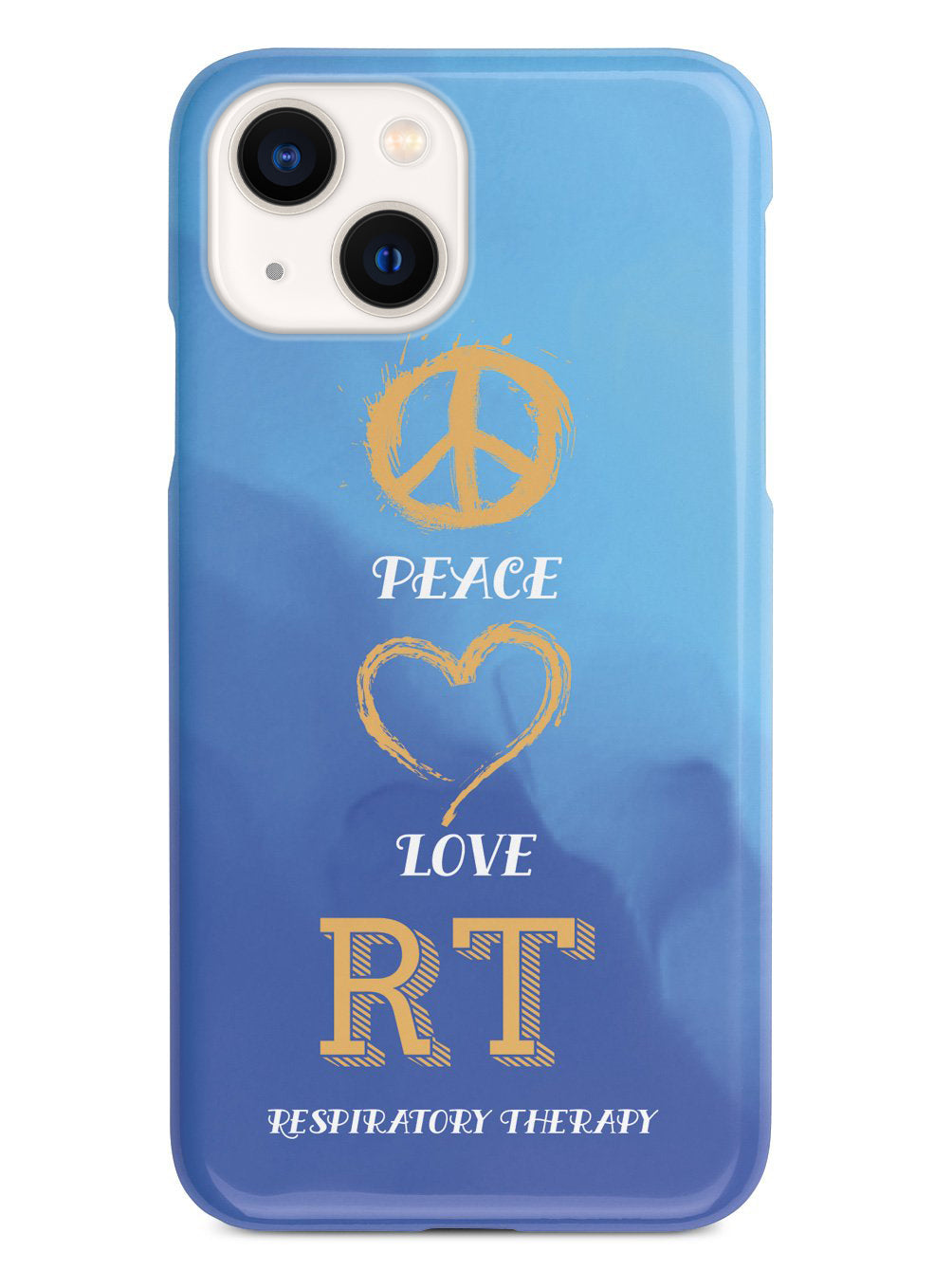 Peace, Love, Respiratory Therapy - Black Case