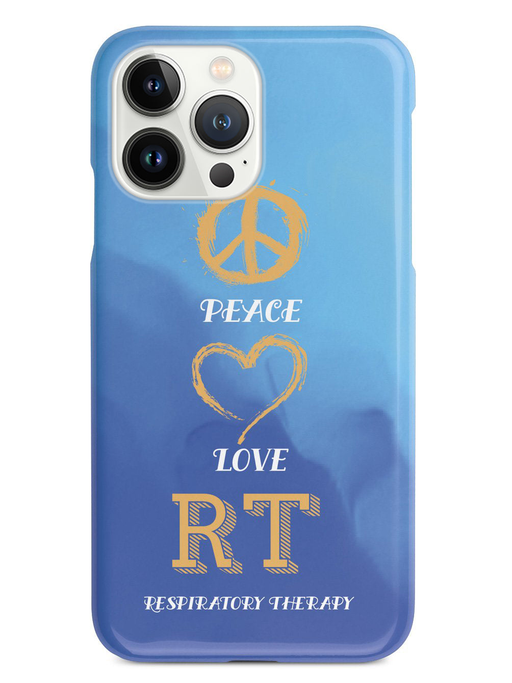 Peace, Love, Respiratory Therapy - Black Case
