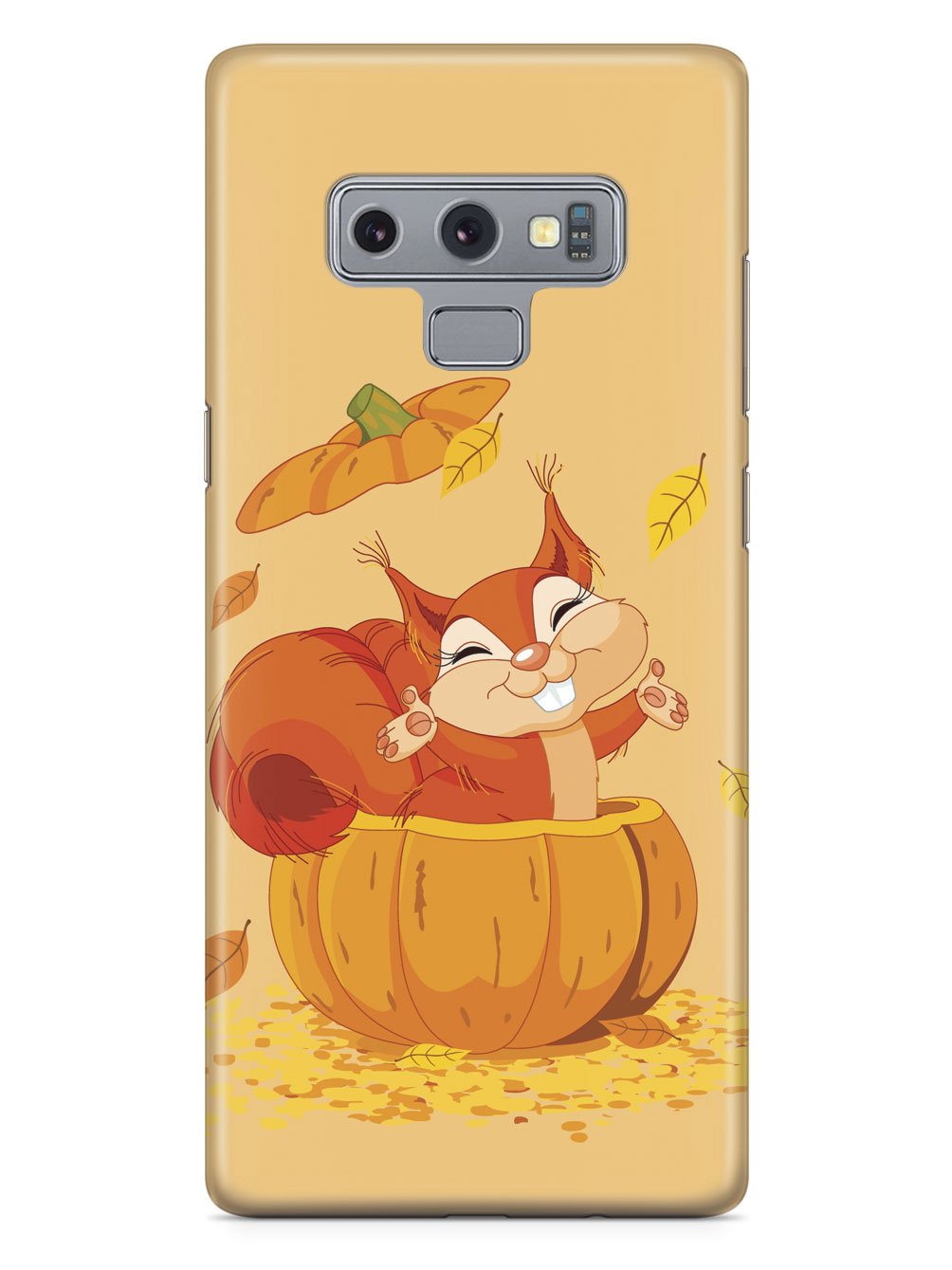 Pumpkin Squirrel - Black Case