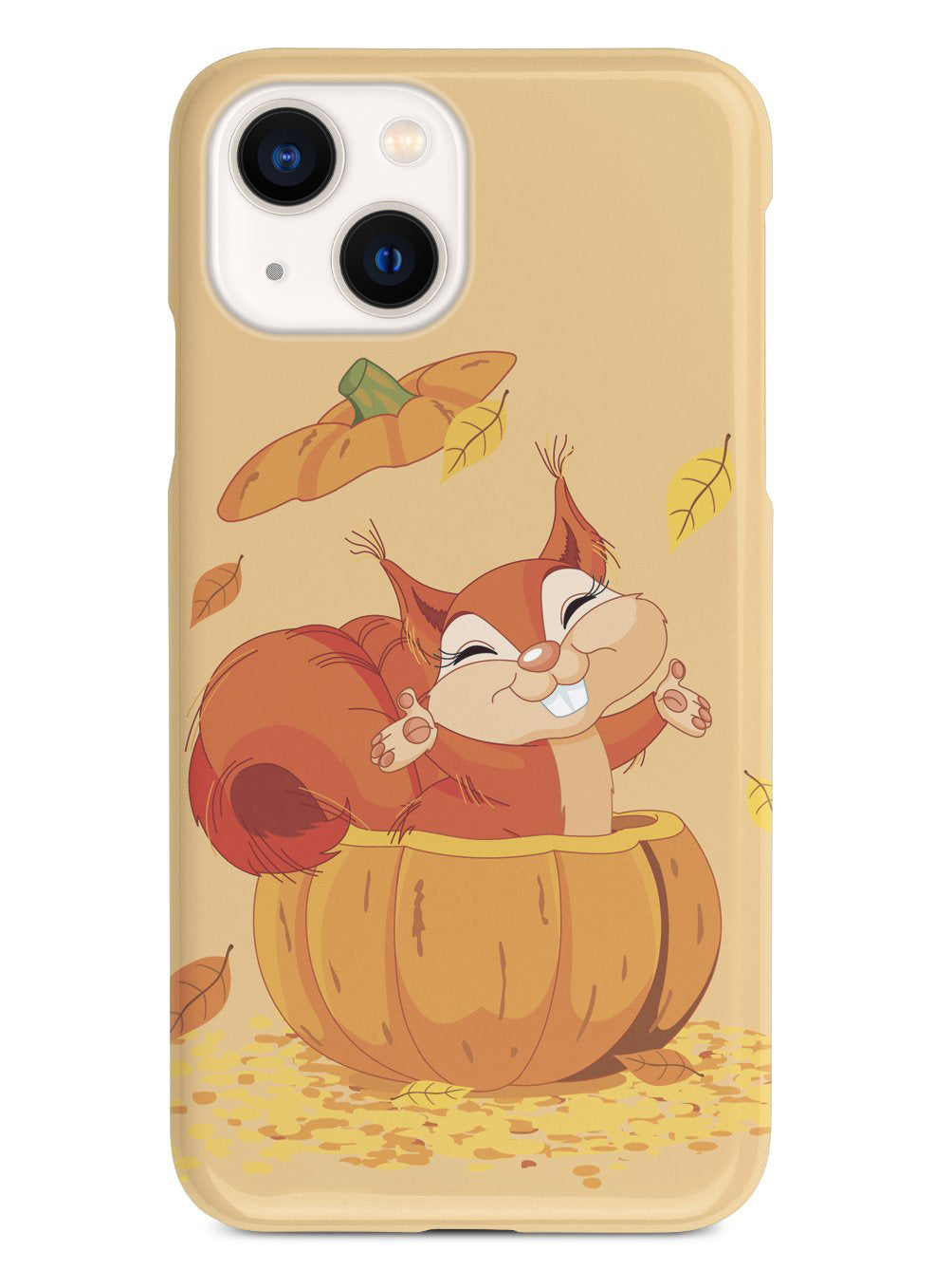 Pumpkin Squirrel - Black Case