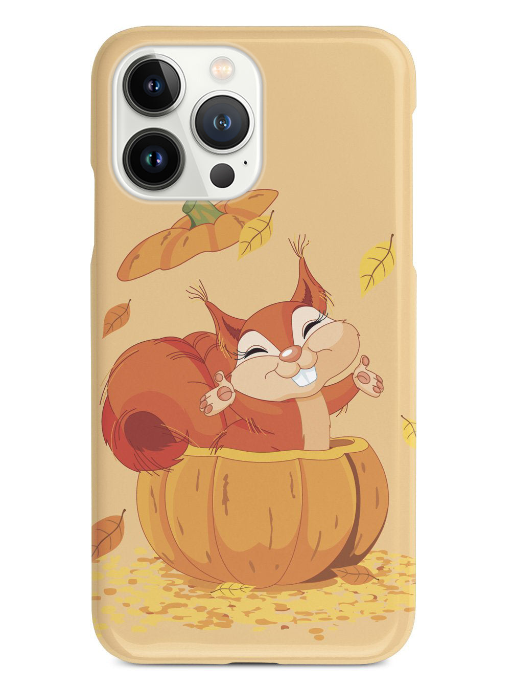 Pumpkin Squirrel - Black Case