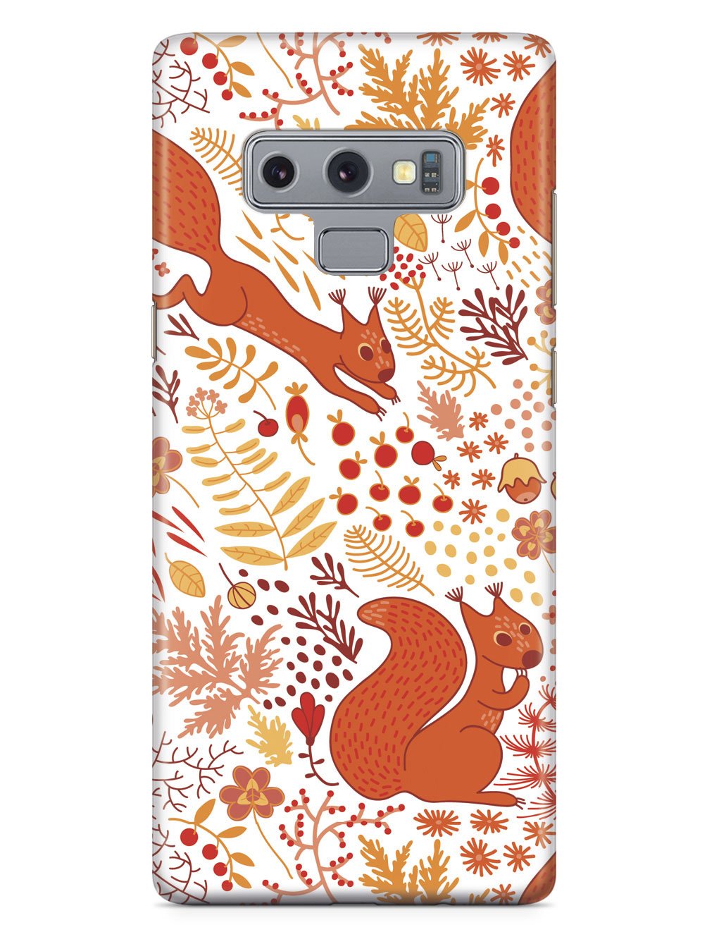 Squirrel Fall Pattern - White Case