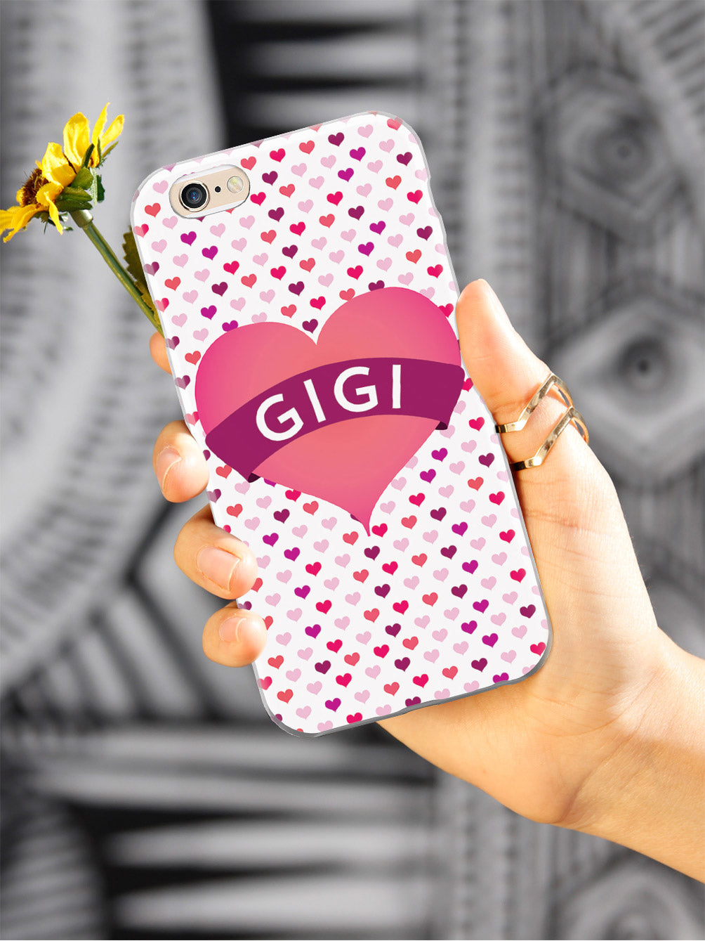 Gigi Heart for Grandma Case
