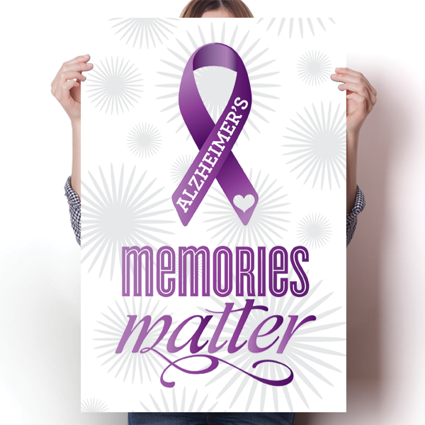 Alzheimers Awareness - Memories Matter Poster