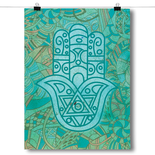 Hamsa Hand of Fatima Poster