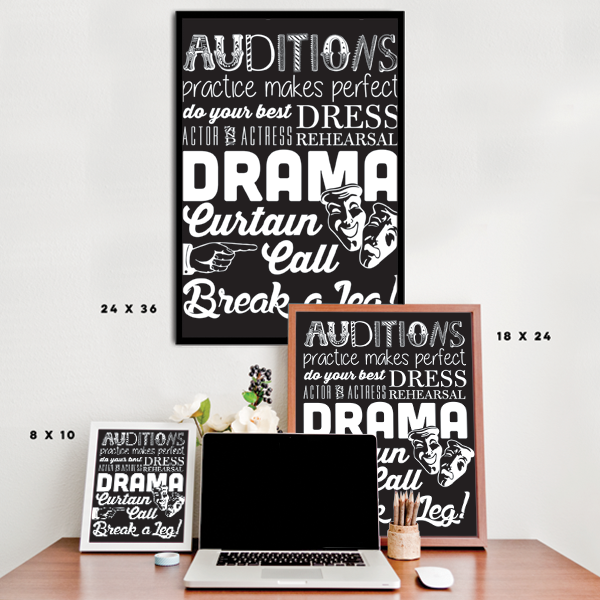 All About Drama - Theater Poster