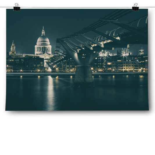 Washington D.C. Long Exposure at Night Poster