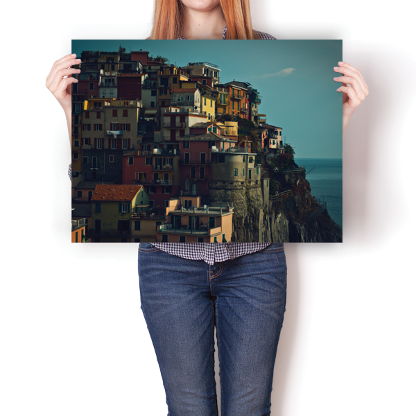 Village at the Sea Poster