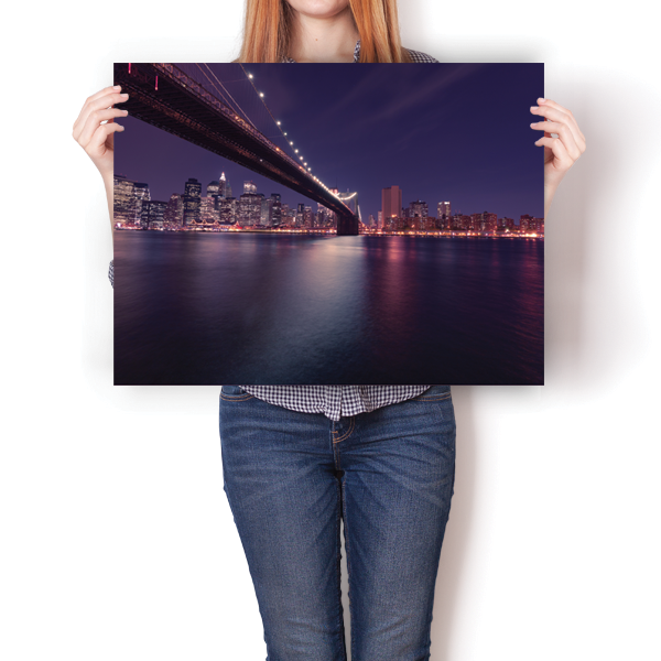 Brooklyn Bridge NYC Long Exposure Poster