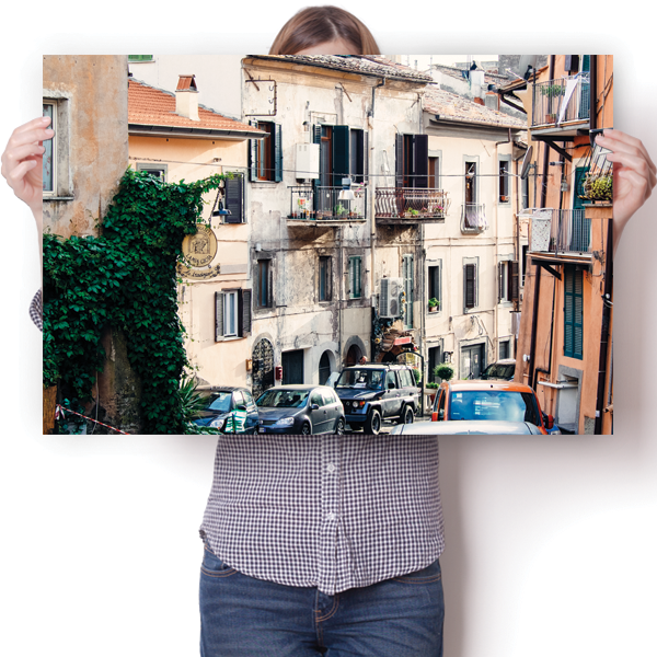 Charming Italy Street Scene Poster