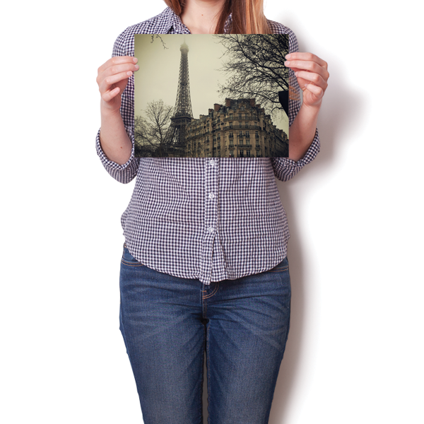 Street View Eiffel Tower - Paris Poster