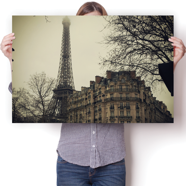 Street View Eiffel Tower - Paris Poster