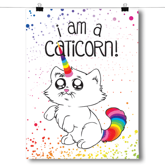 I am a Caticorn! Poster