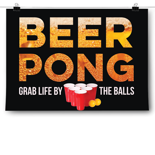 Beer Pong - Grab Life Poster