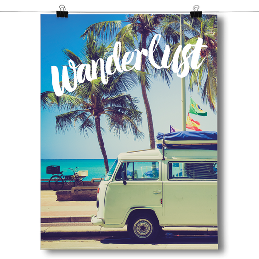 Wanderlust Travel Poster