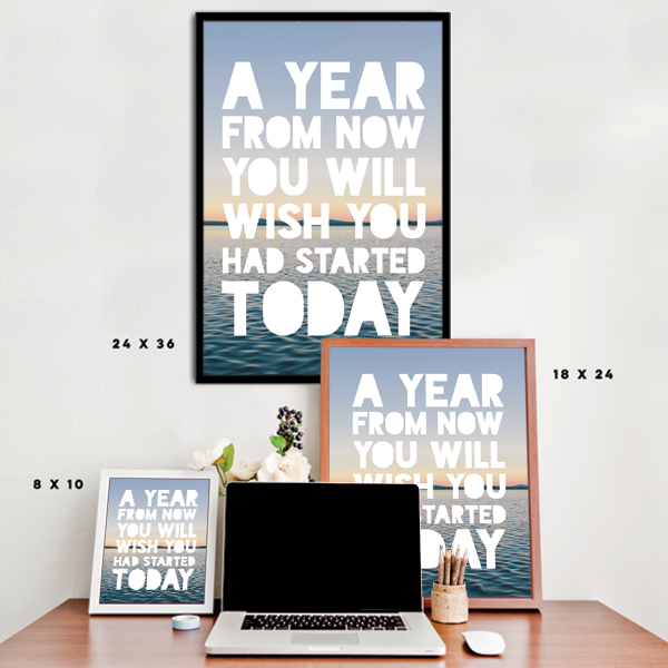 A Year From Now Poster