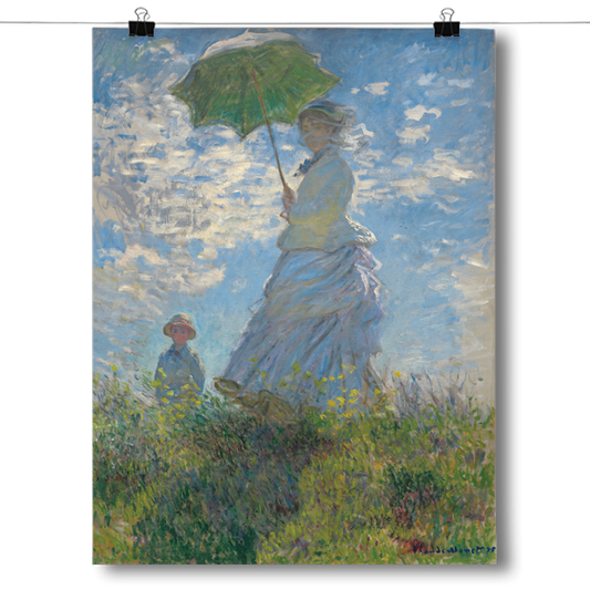 Claude Monet - Woman with a Parasol Poster