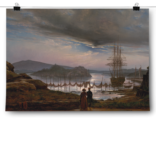 Johan Christian Dahl - View from Vaekero Poster