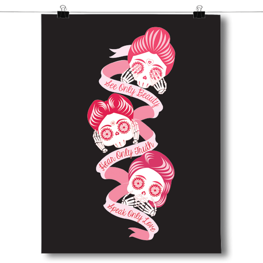 Beauty Truth Love Poster