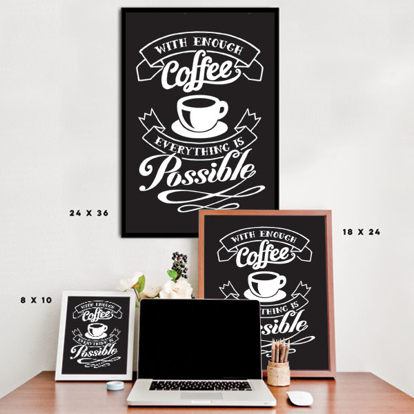 With Enough Coffee Poster