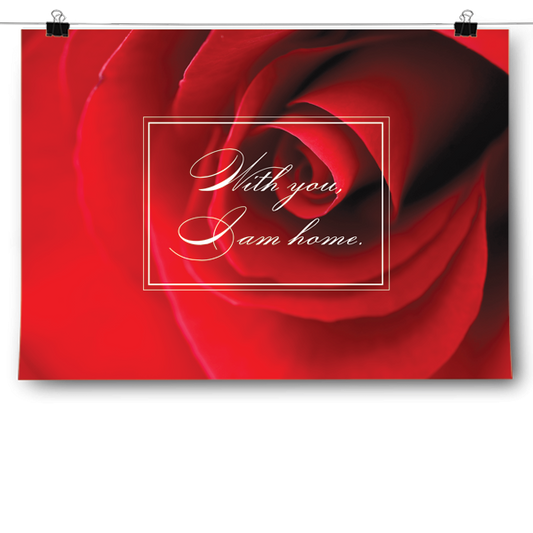 With You I am Home Poster