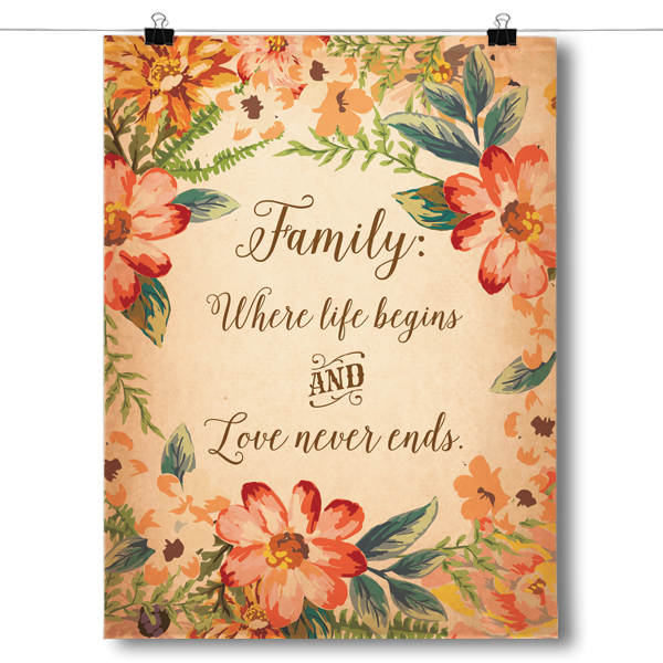 Family: Where Life Begins Poster