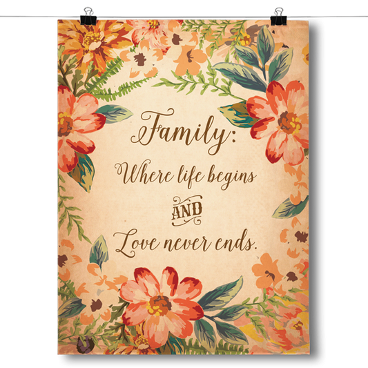 Family: Where Life Begins Poster