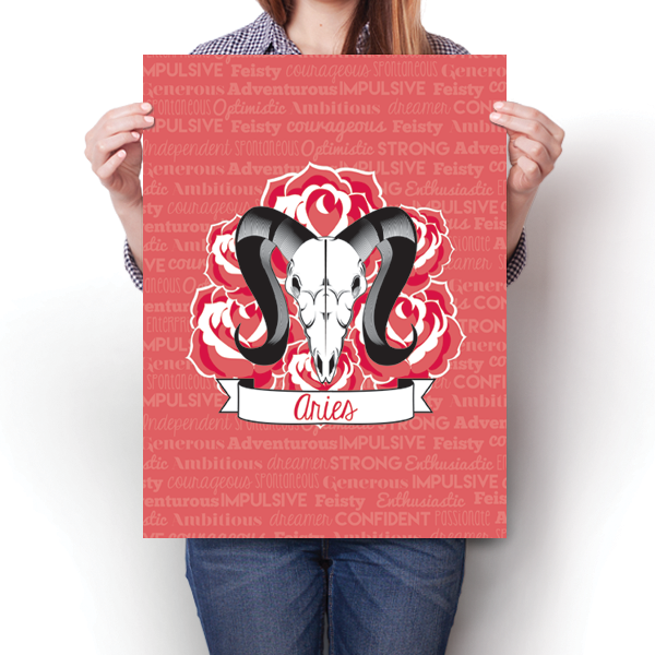 Zodiac Sign - Aries Poster
