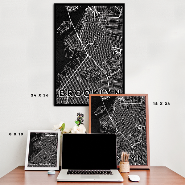 Brooklyn Map Poster