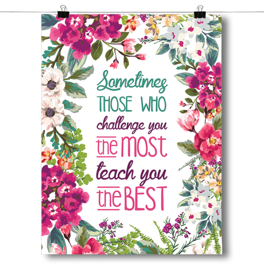 Teach You the Best Poster