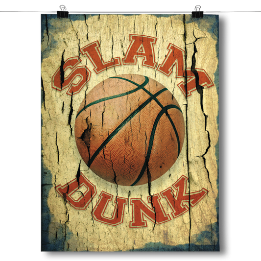 Slam Dunk! Basketball Poster