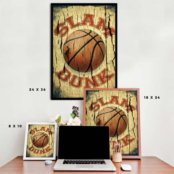 Slam Dunk! Basketball Poster
