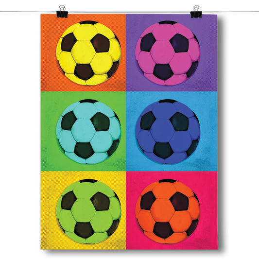 Pop Art - Soccer Poster
