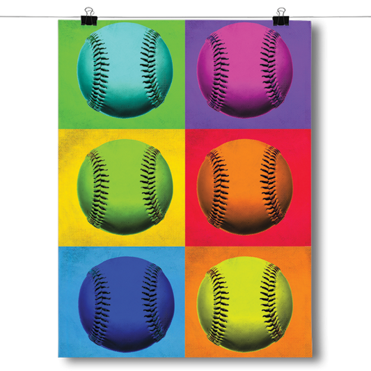 Pop Art - Baseball Poster